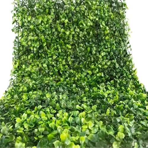 10 Piezas Muro Verde Follaje Artificial Sintentico 60x40 Cms
