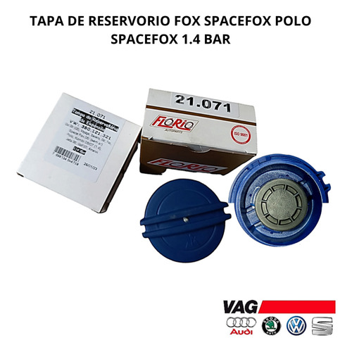 Tapa De Reservorio Vw Fox Spacefox Polo  (1.4 Bar)