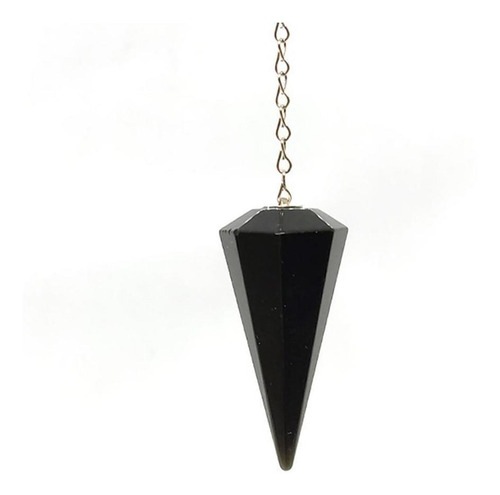 Pêndulo De Cristal Natural Obsidiana