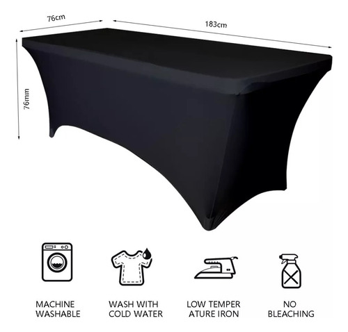 Mantel Forro Spandex Mesa Plegable 1.80 Mts