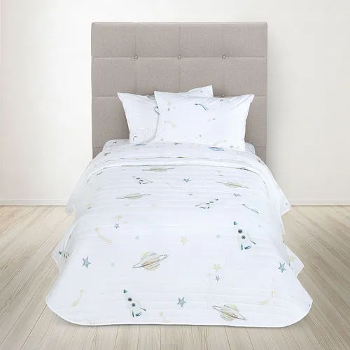 Cubrecama Rosen Kids Algodón Universo 1,5 Plazas