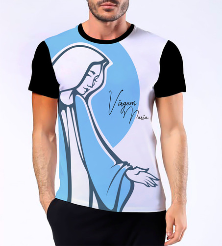 Camiseta Camisa Virgem Maria Mãe Santíssima 1