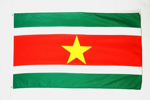 Az Flag Bandera De Surinam 3' X 5' - Banderas De Surinam 90 