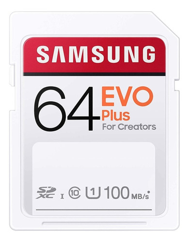 Memoria Samsung Evo Plus Sdxc 64gb Mb-sc64h/am