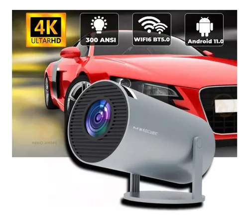 Projetor Magcubic Hy300 Cinza, Pro 4k, Wifi, Android 11 Projetor Magcubic Hy300 Cinza, Pro 4k, Wifi, Android 11