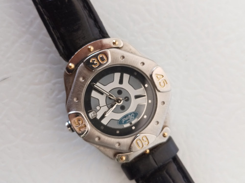 Reloj Ford Pequeño Forma De Rin De Quartz Negro (Usado)