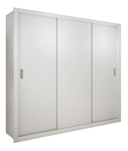 Guarda Roupa Casal Veneza 3 Portas 4 Gavetas Rufato Cor Branco