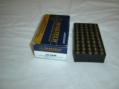 Vainas Calibre .40 S & W Magtech 1° Tirada X 50 Cbc Envio (Usado)