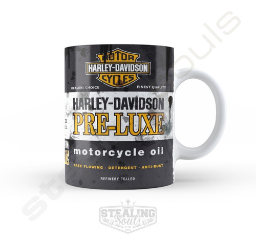 Taza Porcelana Fierrera - Harley Davidson #02 | Oil - Aceite