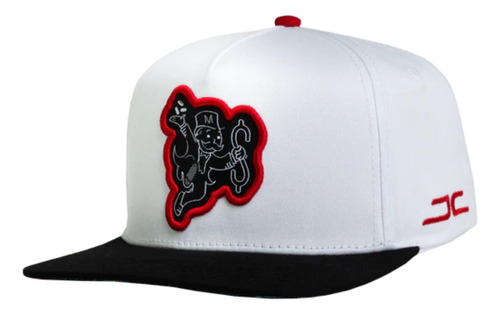 Gorra Jc Hats Jump En Blanco Y Negro Snapback 636