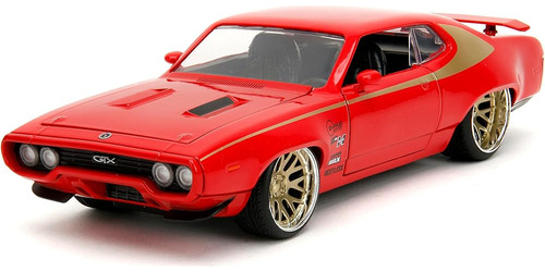 Big Time Muscle 1:24 1972 Plymouth Gtx Die-cast Car, Juguete
