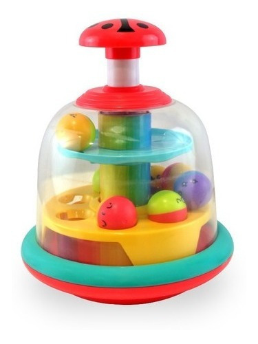 Imagen 2 de 6 de Juego Spin Ball Torbellino De Pelotitas Ok Baby Para Bebe Color Multicolor