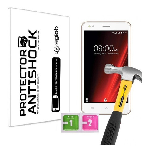 Lamina Protector Pantalla Antishock Lava X19