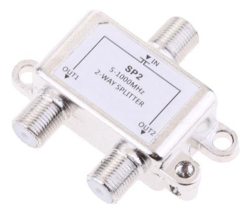 6 Divisor De 2 Vías 5-1000mhz Señal Splitter De Tv