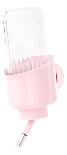 Bebedero Automático Para Conejos, Botella De 500ml Rosa