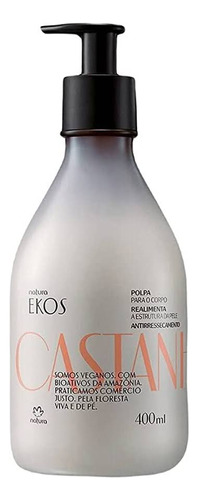 Pulpa Para Cuerpo Antiresequedad Ekos Natura Castaña 400 Ml