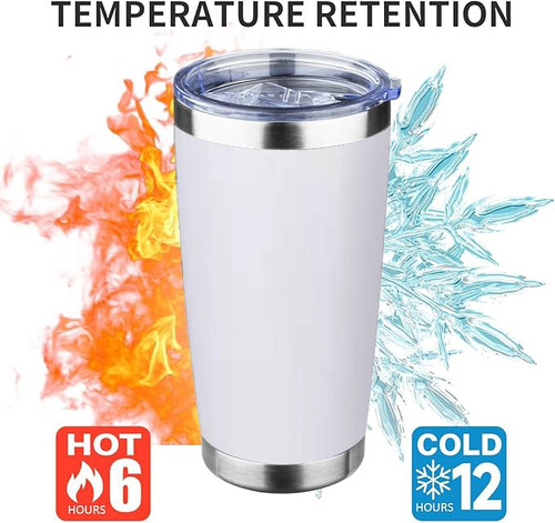 Vaso Térmico De 20oz Acero Inoxidable Con Popote Y Cepillo