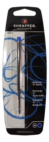 Tanque Repuesto Sheaffer Ballpoint Refill M Azul Negro