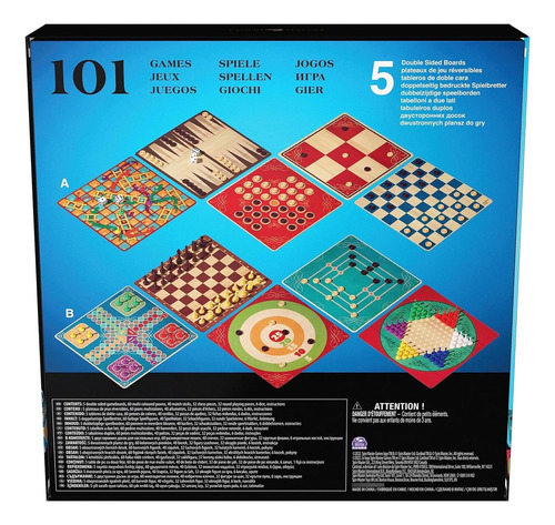 Spin Master Games Cardinal, Set De 101 Juegos