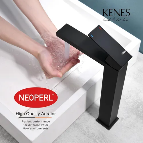 Canilla C/drenaje Para Baño 25cm Negro