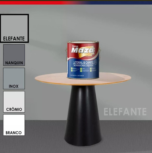 Tinta Borracha Liquida Maza Gl De 3,2 Ltrs Escolha 5 Cores