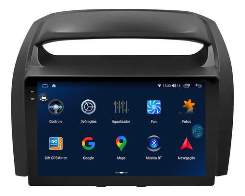 Multimidia Kia Sorento 13/14 Proton G3 Android 8gb 128gb 9p