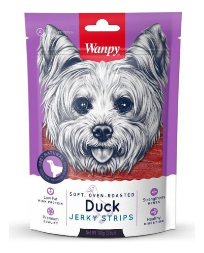 Wanpy Para Perro Duck Jerky Strips 100 Grs