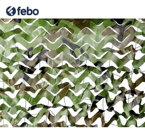Imagen 7 de 10 de Red Malla Sombra Decoración- Malla Camuflaje 3x3 Metros Febo