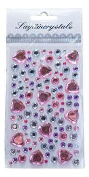 Plancha De Strass Autoadhesiva Corazones Rostro Cuerpo