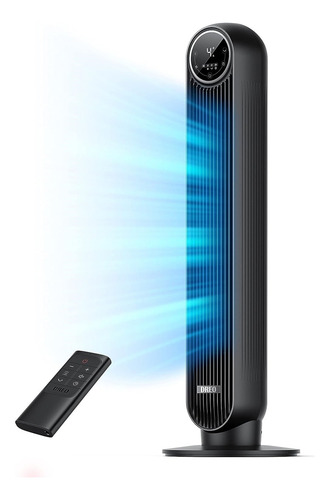 Dreo Ventilador Torre Para Dormitorio, Silencioso De 24 Pies Cantidad De Aspas 5 Estructura Negro Aspas Negro Diámetro 11.81 Frecuencia 50 Material De Las Aspas Plástico