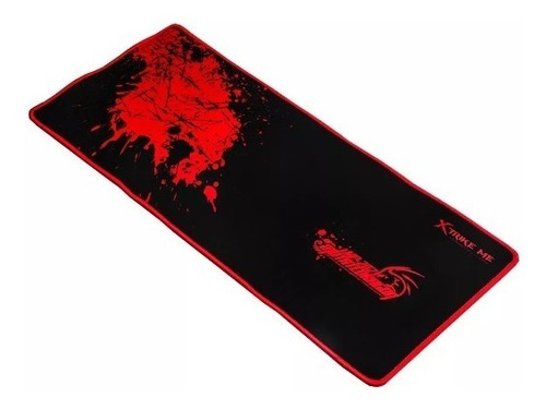 Imagen 1 de 7 de Mousepad Gamer Xtrike Me Rojo/negro Grande Mp-202 Cpu