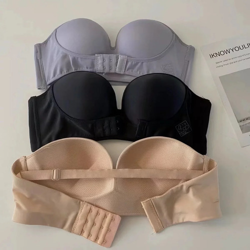 Sujetador Push Up Sexy Sin Tirantes For Mujer, Cierre