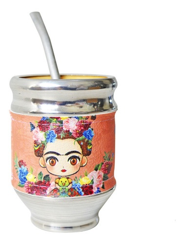 Imagen 7 de 8 de Kit Matero Neceser Mini Frida Termo 1/2 Azucarera Matemadera