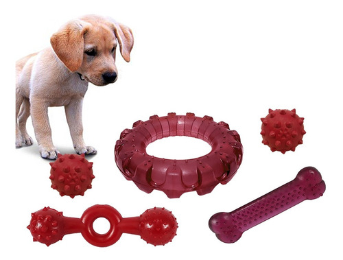 Kit 5 Brinquedo Para Cachorros Pequenos Brinquedo Para Cães