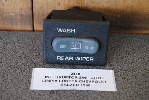 Interruptor Switch De Limpia Luneta Chevrolet Balzer 1996