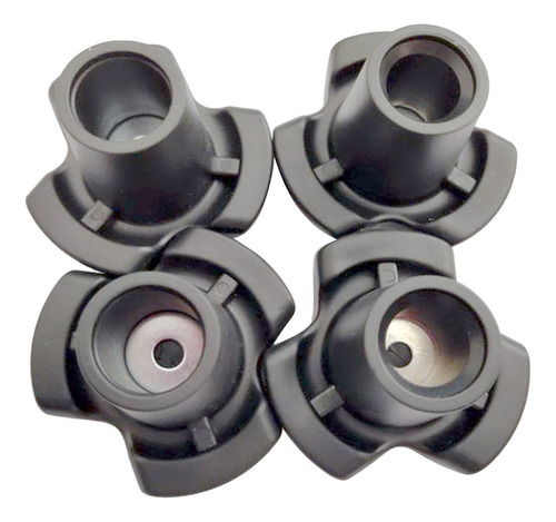 4 Piezas De Puntas De Bastón Puntas De Goma 19mm