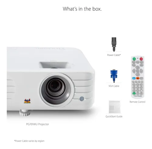 Viewsonic Pg701wu Proyector Wuxga De Lúmenes Con Keystone