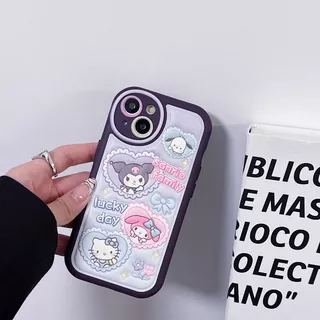 Funda Para iPhone Kawaii Sanrio Hello Kitty Mymelody Pochacc