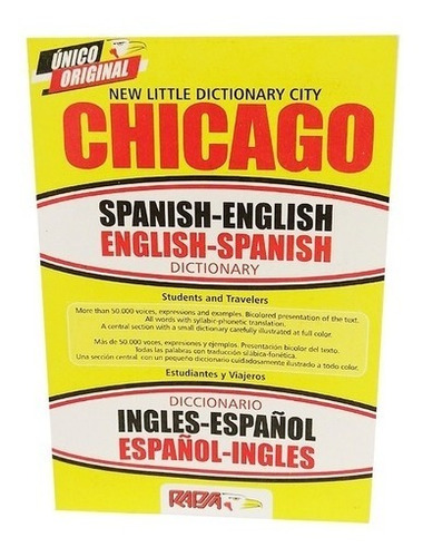 Diccionario Ingles Color * 10 Unidades, Chicago, 351 Paginas