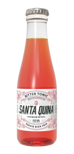 Agua Santa Quina Bitter Tonic Vidrio 200 Ml