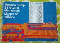 Comprar Máquina Tejer Singer - Manuales Digitalizados