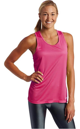 Playera Tirantes Asics Ready Rosa Gym Correr Deportiva Dama