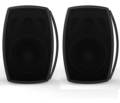 Wave One Wod125 Par De Caixas Outdoor Indoor 125w Ip56 Uv Cor Preto