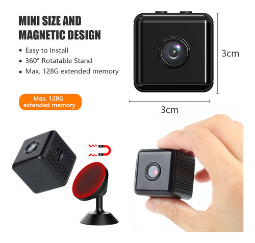 Mini Cámara De Seguridad Inteligente De Alta Resolución 4k