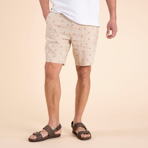 Short Rockford Sht-print-sum21 Monkeys Para Hombre