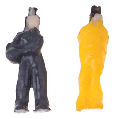 2 Juego De Figuras En Miniatura Para Maquetas De 2 Piezas