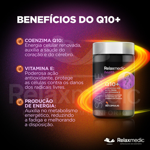 Coenzima Q10+ Com Vitamina E Relaxmedic