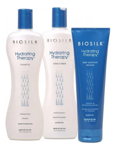 Biosilk Hydrating Therapy Shampoo, Acondicionador,mascarilla