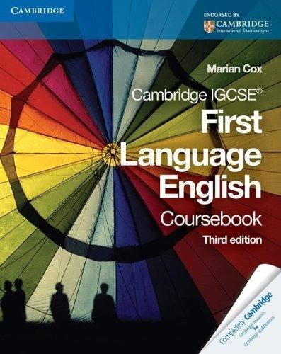 Cambridge Igcse First Language English Coursebook (third Edition), De Cox Marian. Editorial Cambridge, Tapa Blanda En Inglés