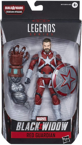 Figura Marvel Red Guardian Legends Series Black Widow E8773